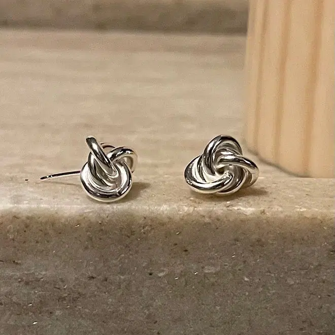 NXT.H Tangled earring - silver
