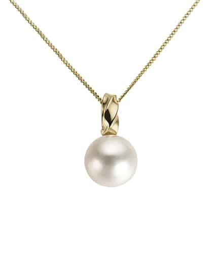 Anheng perle i gult gull