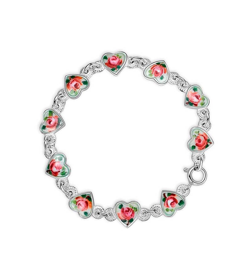 Armbånd i sølv - Rose