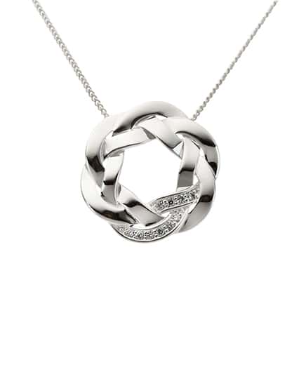 Anheng hvitt gull 0.06ct