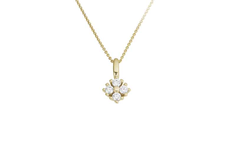 Anheng gult gull 0,13ct w/si