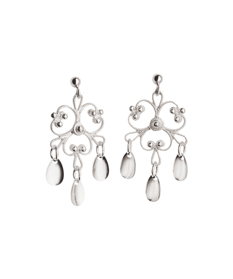 251411 - Ørepynt Hvit