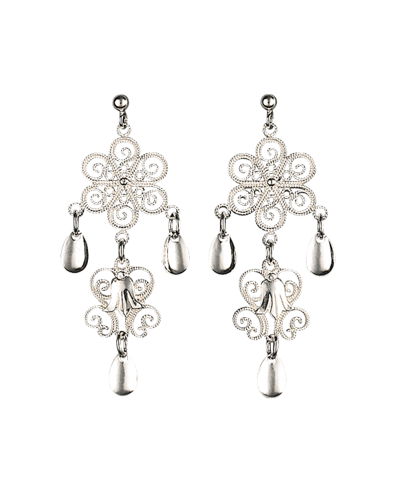 263411 - Ørepynt Hvit