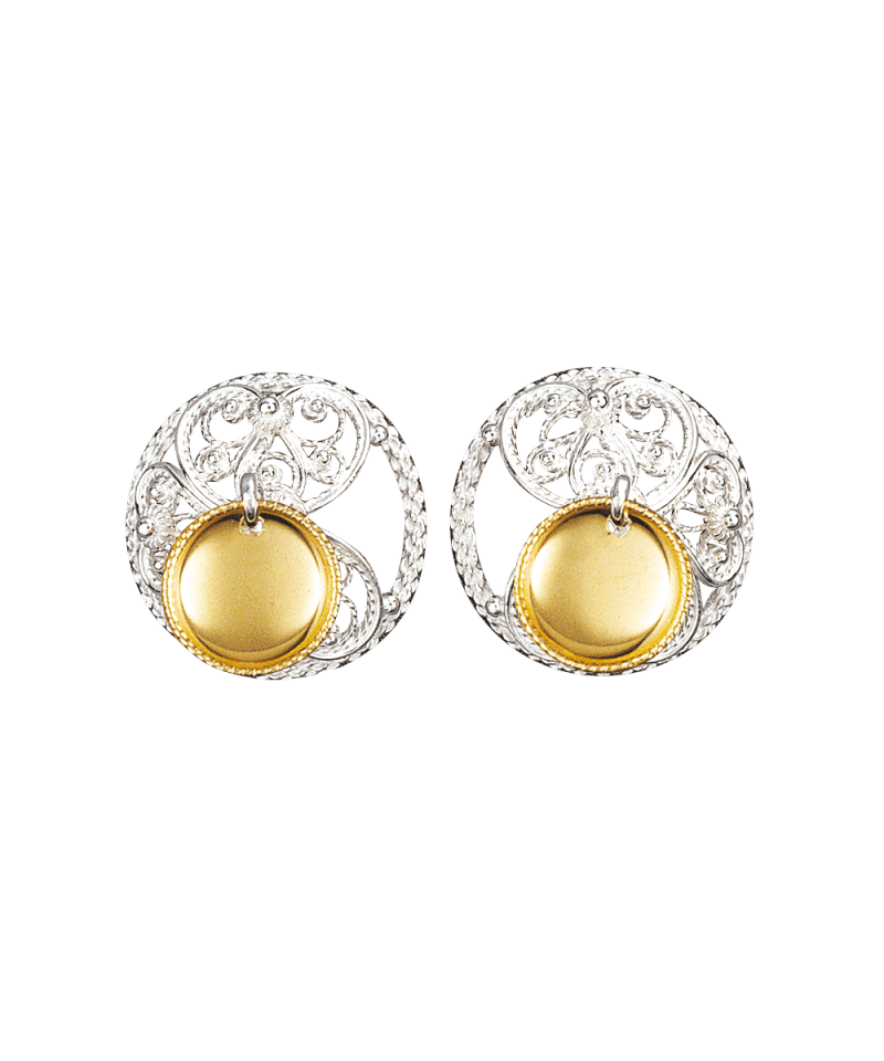 289501 - Maljer filigr Hvit Forgylt med lauv