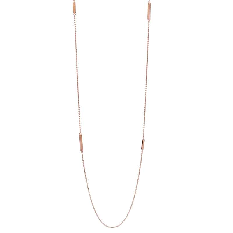 Alva langkjede roséforgylt