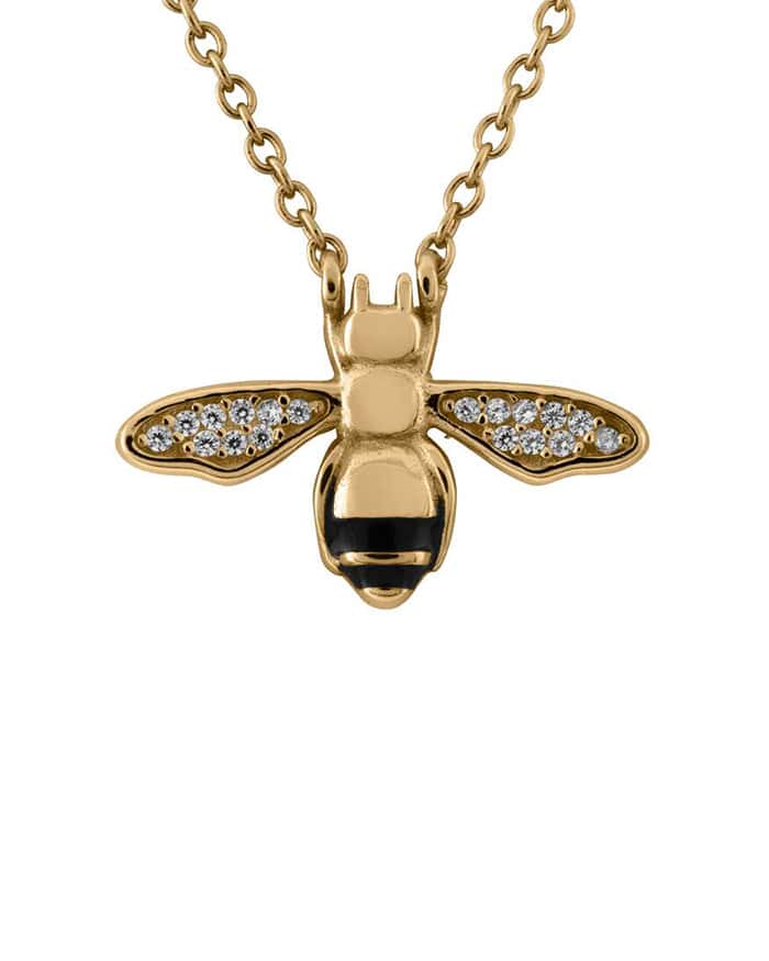 Redd En Bie - Anheng forgylt med zirkonia