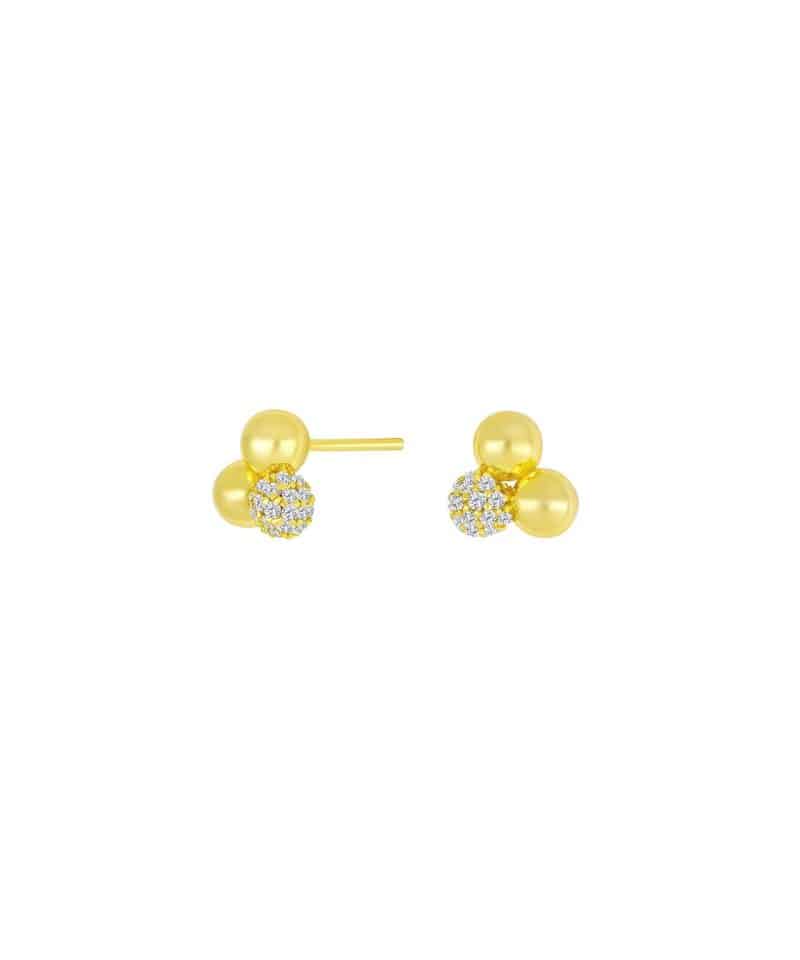 Ørepynt forgylt sølv - OlinaNor