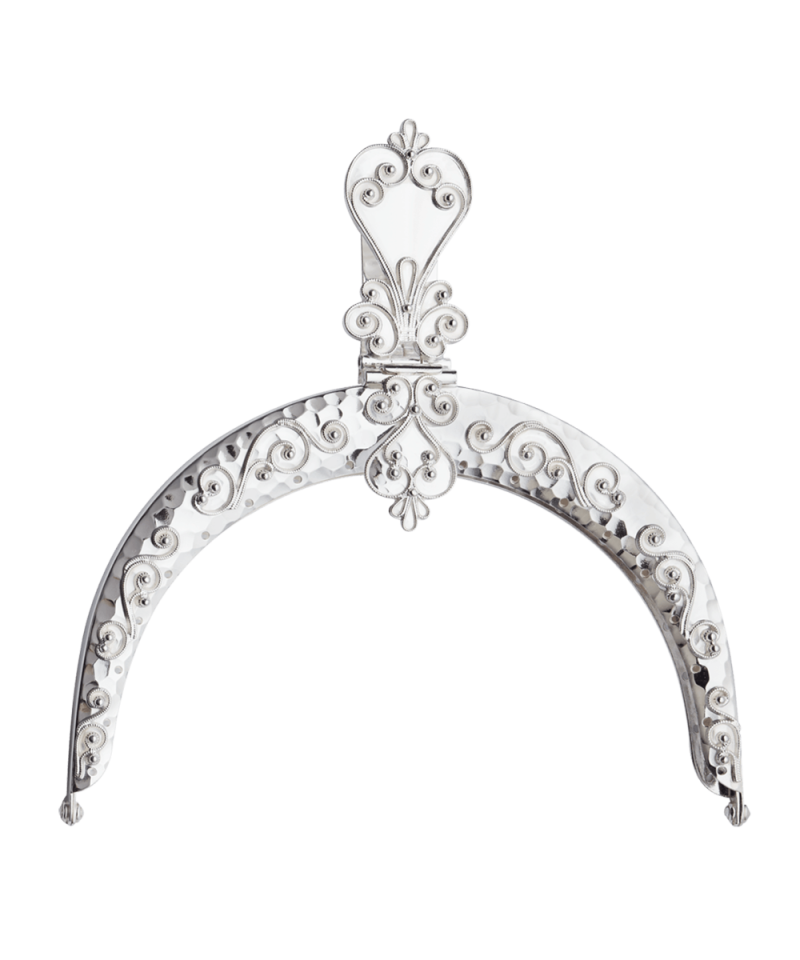 315400 Veskelås Sølv  Hvit