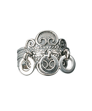 317103 - Ring Oksidert med Ringlauv