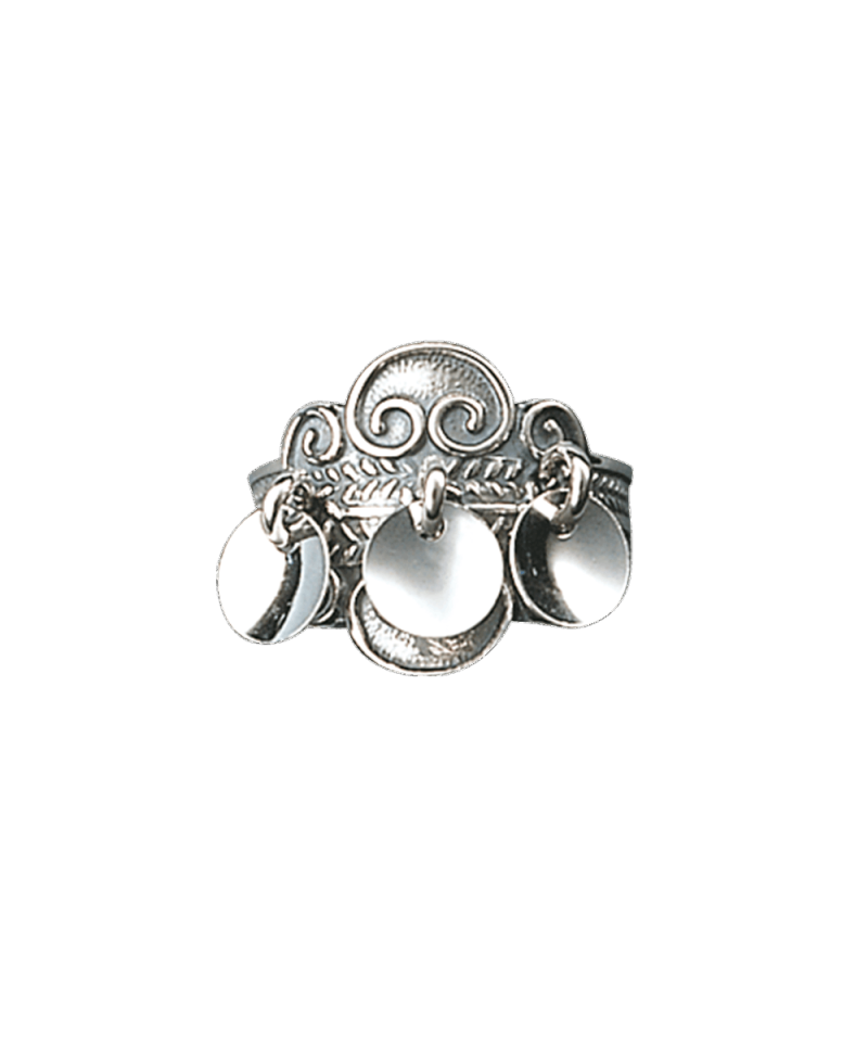 317102 - Ring Oksidert med lauv