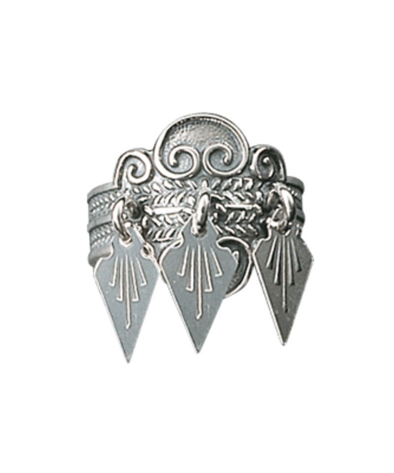 317104 - Ring Oksidert med spirlauv