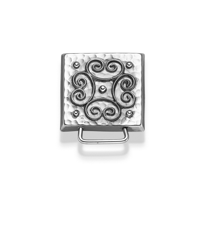 Otteren Bunadsølv - Oksidert Veskestøl u/kjørner