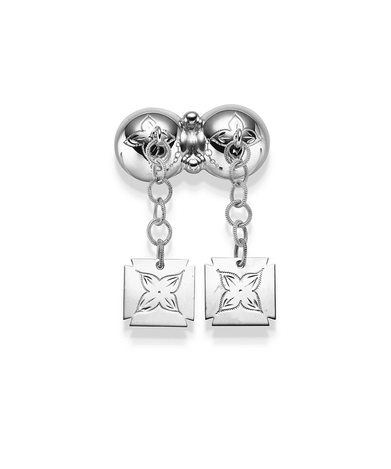 Otteren Bunadsølv - Gravert Halsssølje