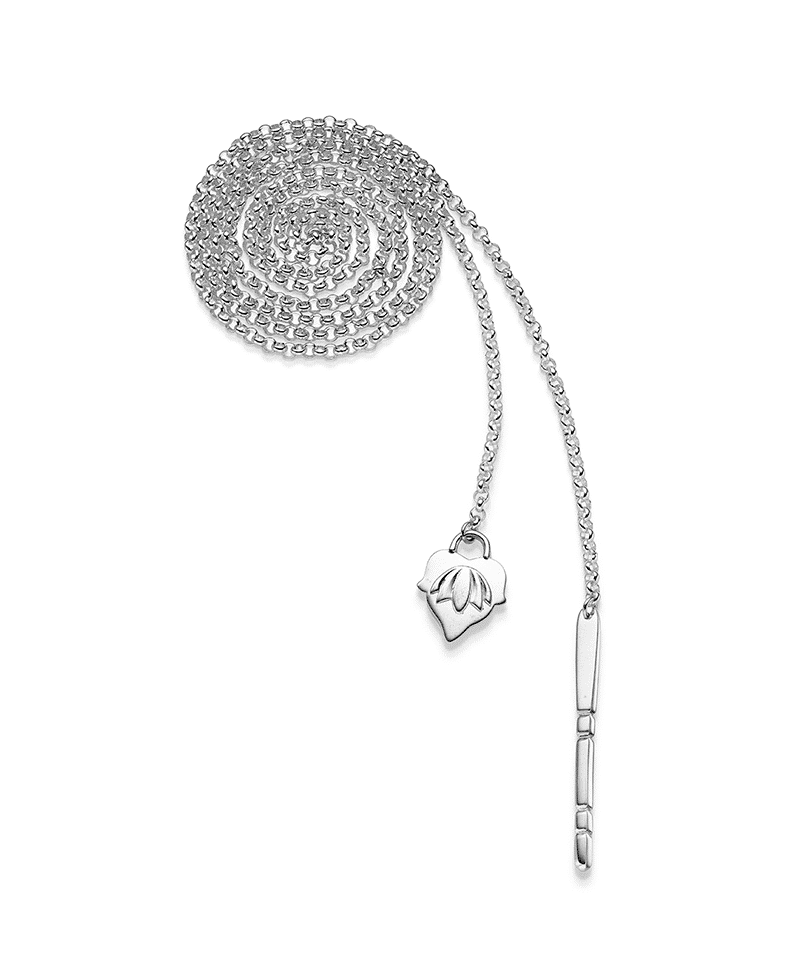 Otteren Bunadsølv - Tulipan Trekkjede med spyd og løv