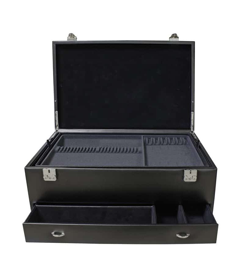 Alternative view of Rikter Svendsen - 9980 Bestikk Koffert sort m/front skuff