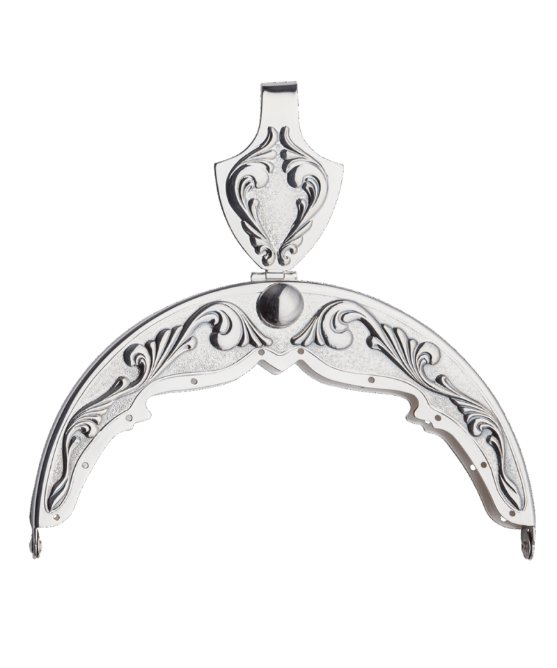 350100 Veskelås Akantus Sølv  Oksidert