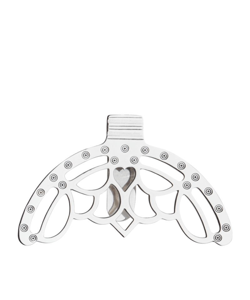 368100 - Veskekrok Sølv  Oksidert