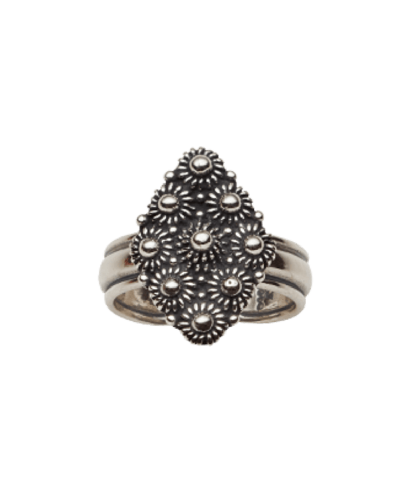 370100 - Ring med kruser Oksidert