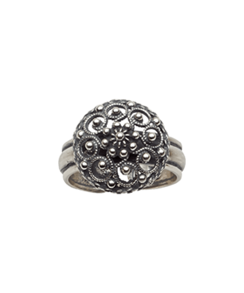 373100 - Ring filigran Oksidert