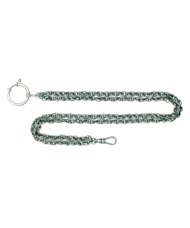 389100 Klokkekjede dobbel Oksidert