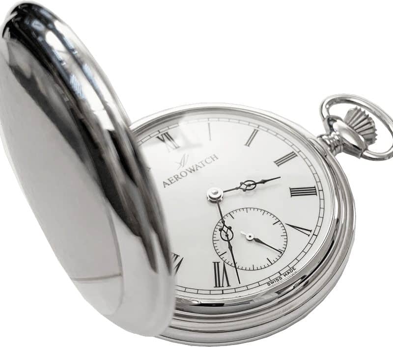 Alternative view of Sylvsmidja - 393001 - Lommeur herre Sølv Opptrekk