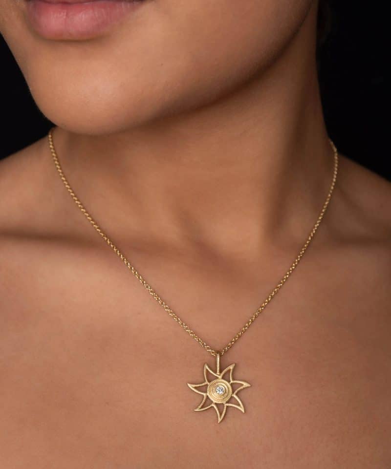 Alternative view of Sun Anheng stor med diamant 0.11ct