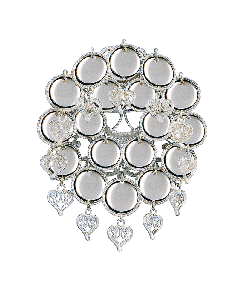 429101 - Sølje med Trådkantlauv og hj.filigr. Oksidert