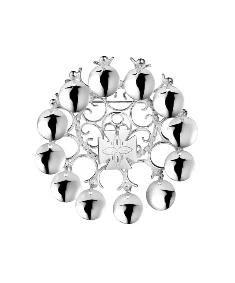 Alternative view of Berner Gravert - Rogaland Komplett sett m/veskelås i sølv