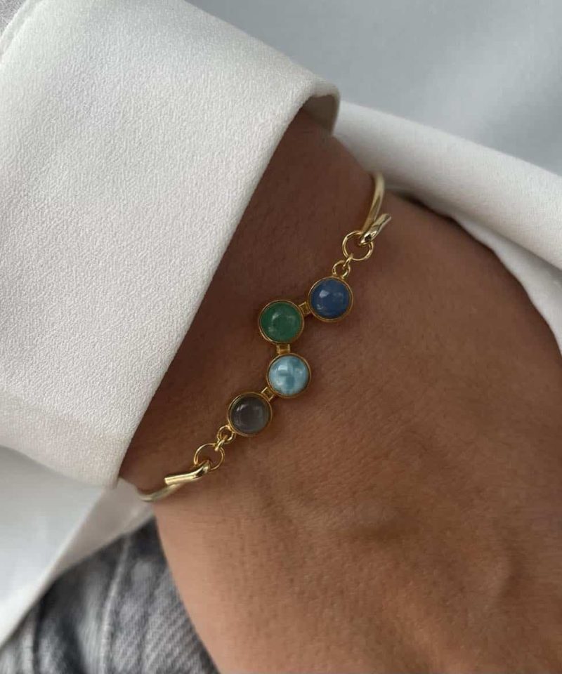 Alternative view of Multi Armring forgylt uten topp