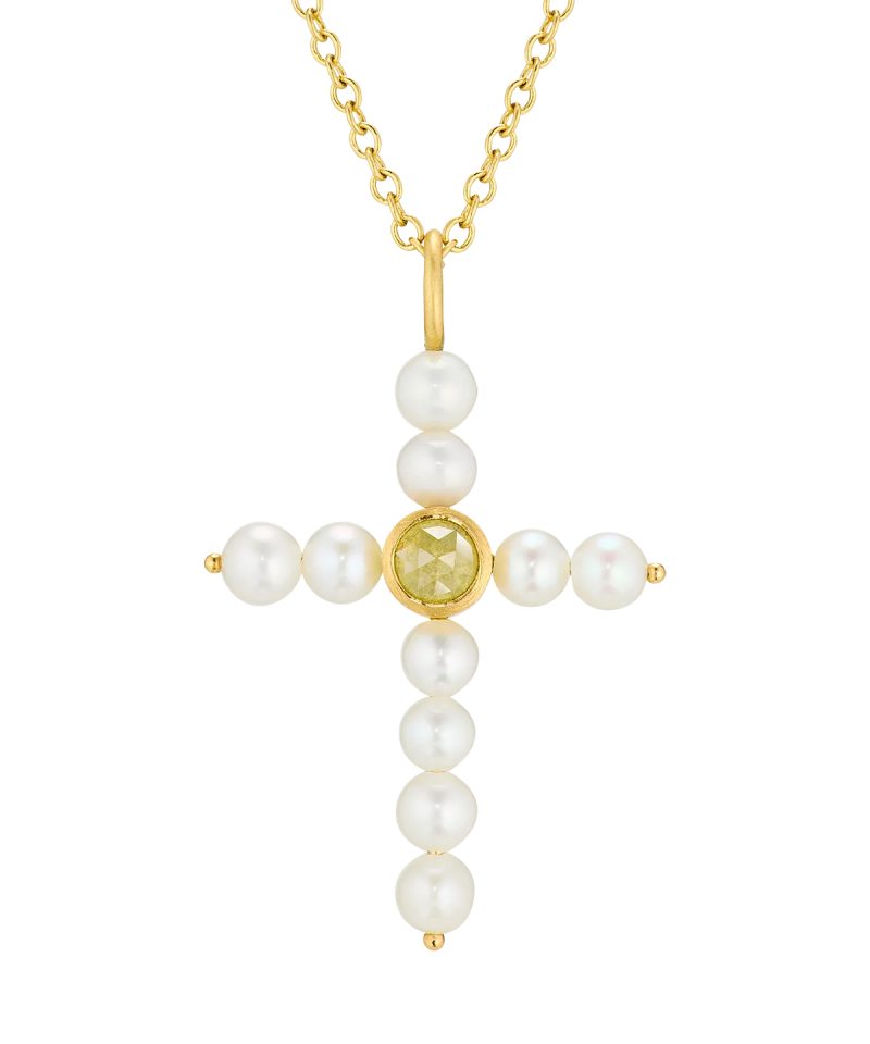 Cross Vedheng, Ferskvandsperler og diamant