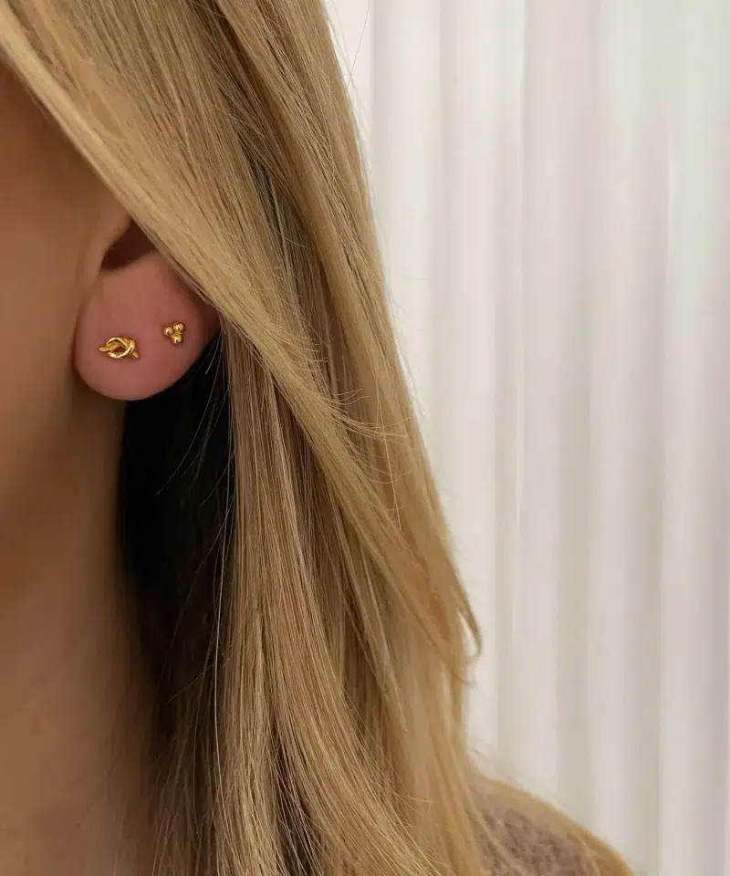 Alternative view of NXT.H Tangled earring mini - GP