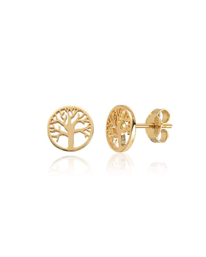 Ørepynt Livets Tre i gull