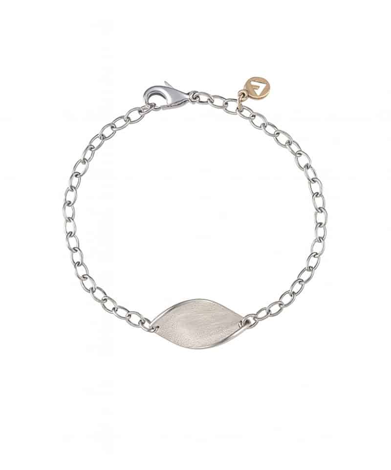 Tide armbånd i stål med sølv