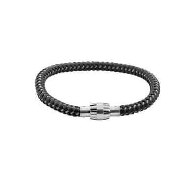 Sander armbånd stål brun