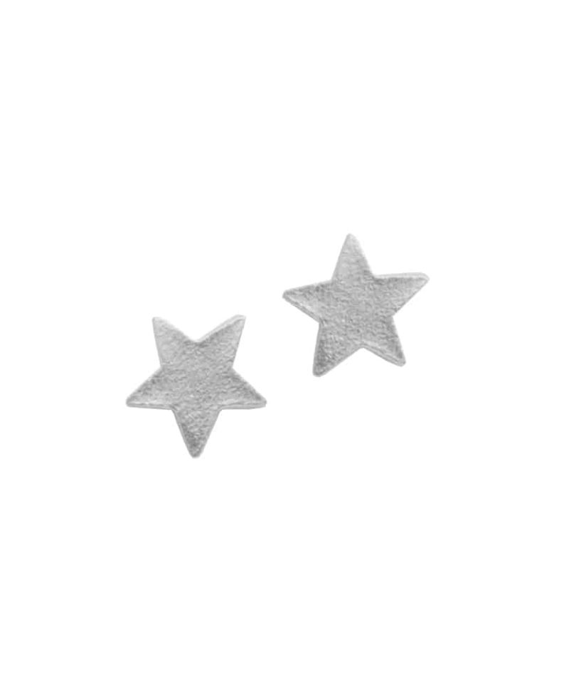 Star - Ørepynt Rhodinert