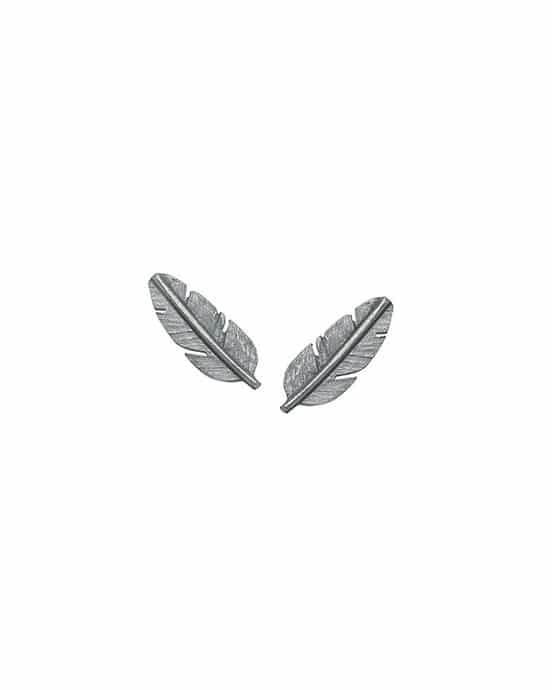 Feather Mini - Ørepynt oksidert