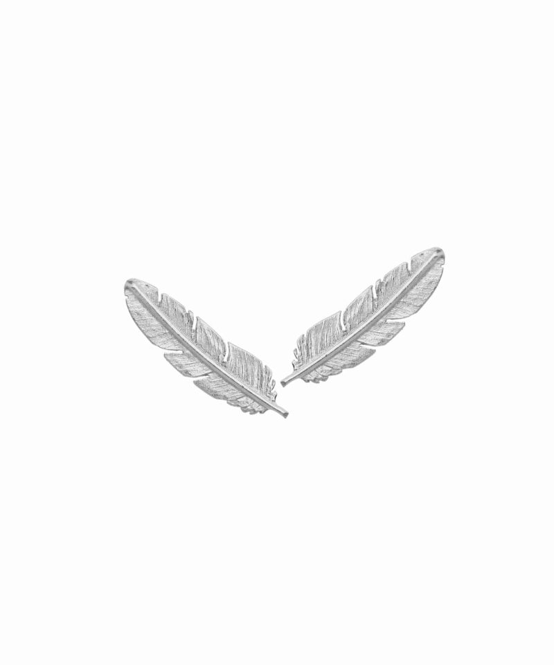 Feather - Ørepynt Rhodinert