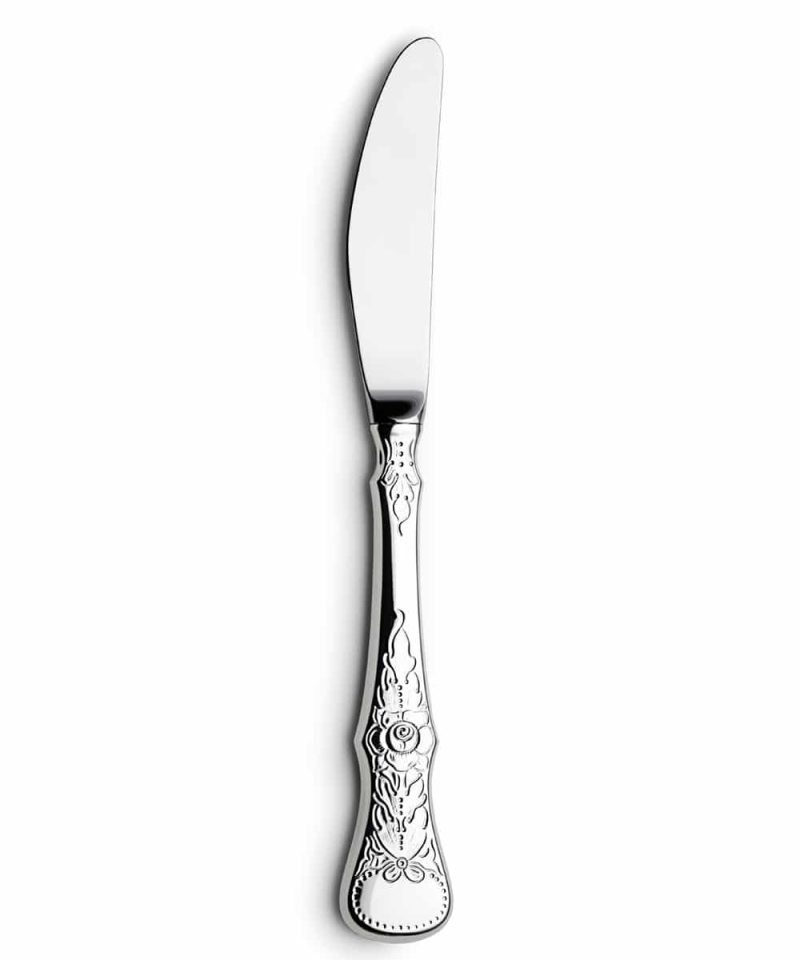 Rose liten spisekniv med langt skaft
