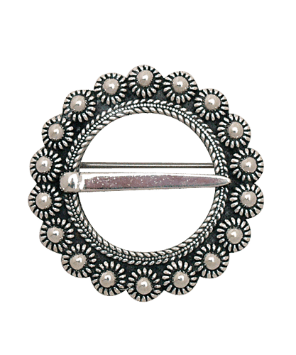 517100 Halsring med kruser Oksidert