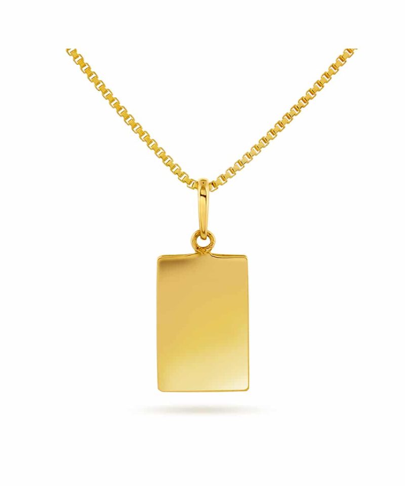 Anheng plate i gull 12x8mm