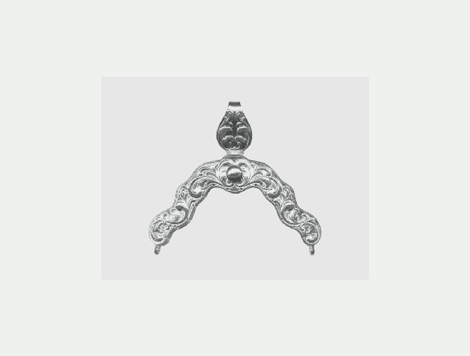 525100 Veskelås Plett Oksidert vestfold