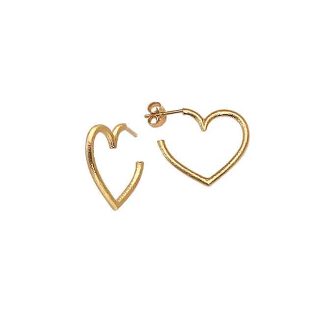 Creol heart - goldplated