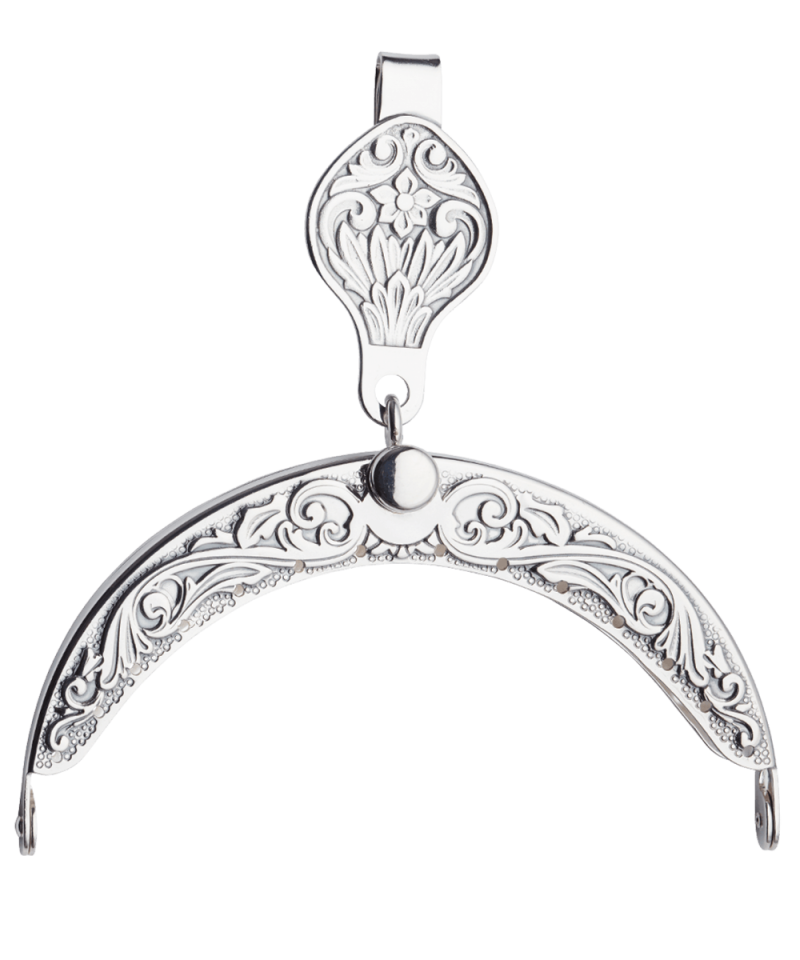 532102 Veskelås uten graveringsfelt Oksidert