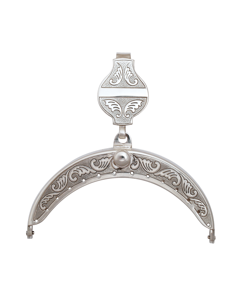 537100 Veskelås Plett Oksidert