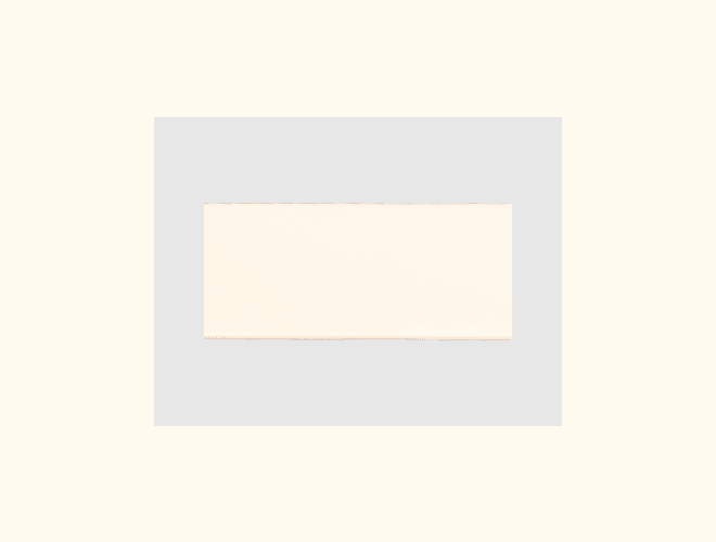 540004 Skinnlist 4 cm Hvit