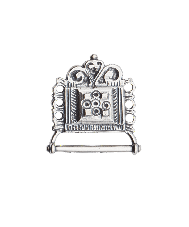 546186 - Veskestøl Oksidert med lang hempe