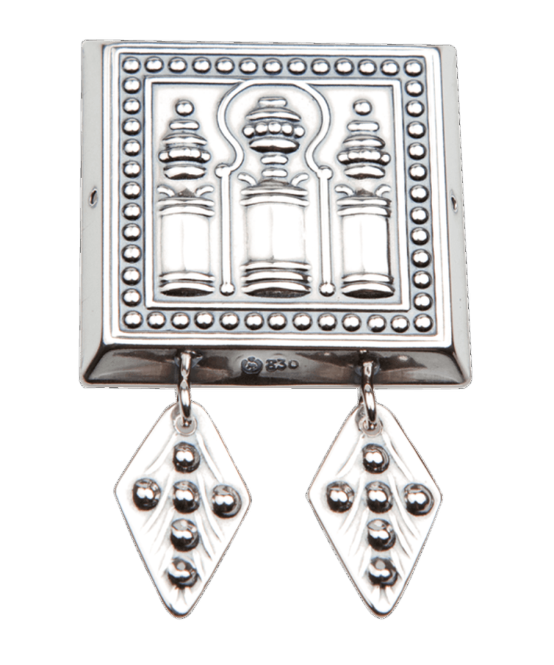 554017 - Beltestøl Stor med Øsken Oksidert