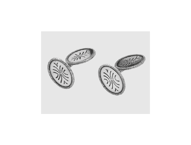 554073 - Mansjettknapper Oppdal Oksidert