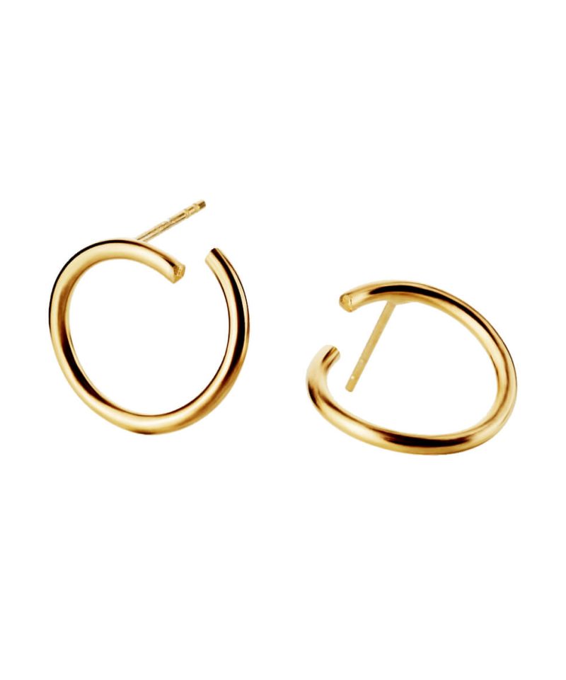 Ørepynt forgylt sølv