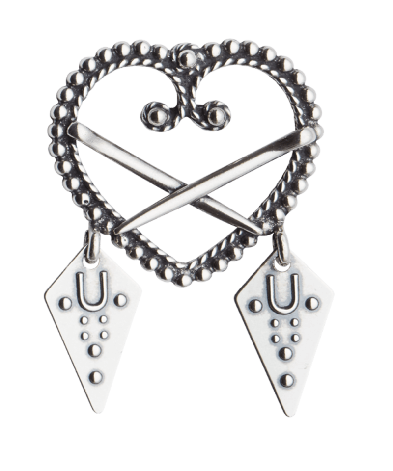 562020 - Beltestøl Oksidert med spirlauv